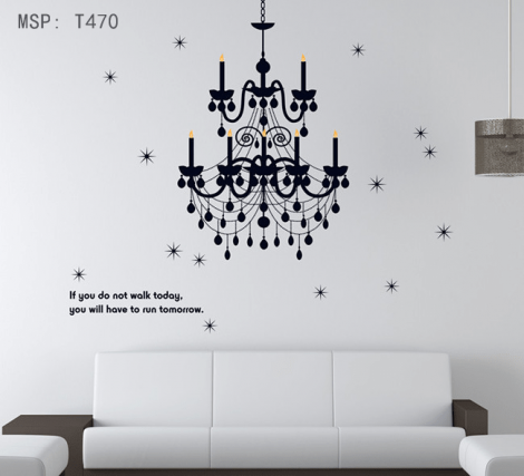 Decal Đèn chùm