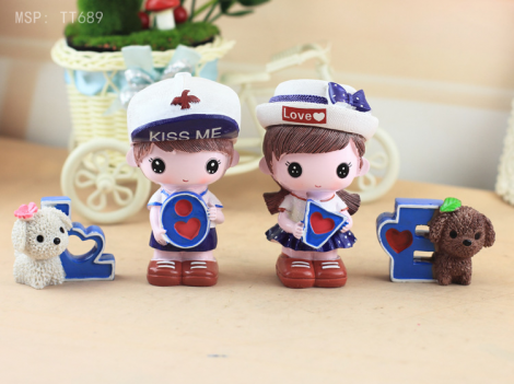 Bộ 2 búp bê em bé yêu cún số 7