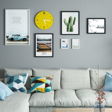 Bộ 6 khung kèm Đồng hồ