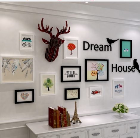 Bộ 11 khung Dream house kèm sừng hươu